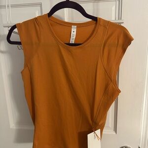 lululemon athletica Women's Cap Sleeve Hiking Shirt - Burnt Amber